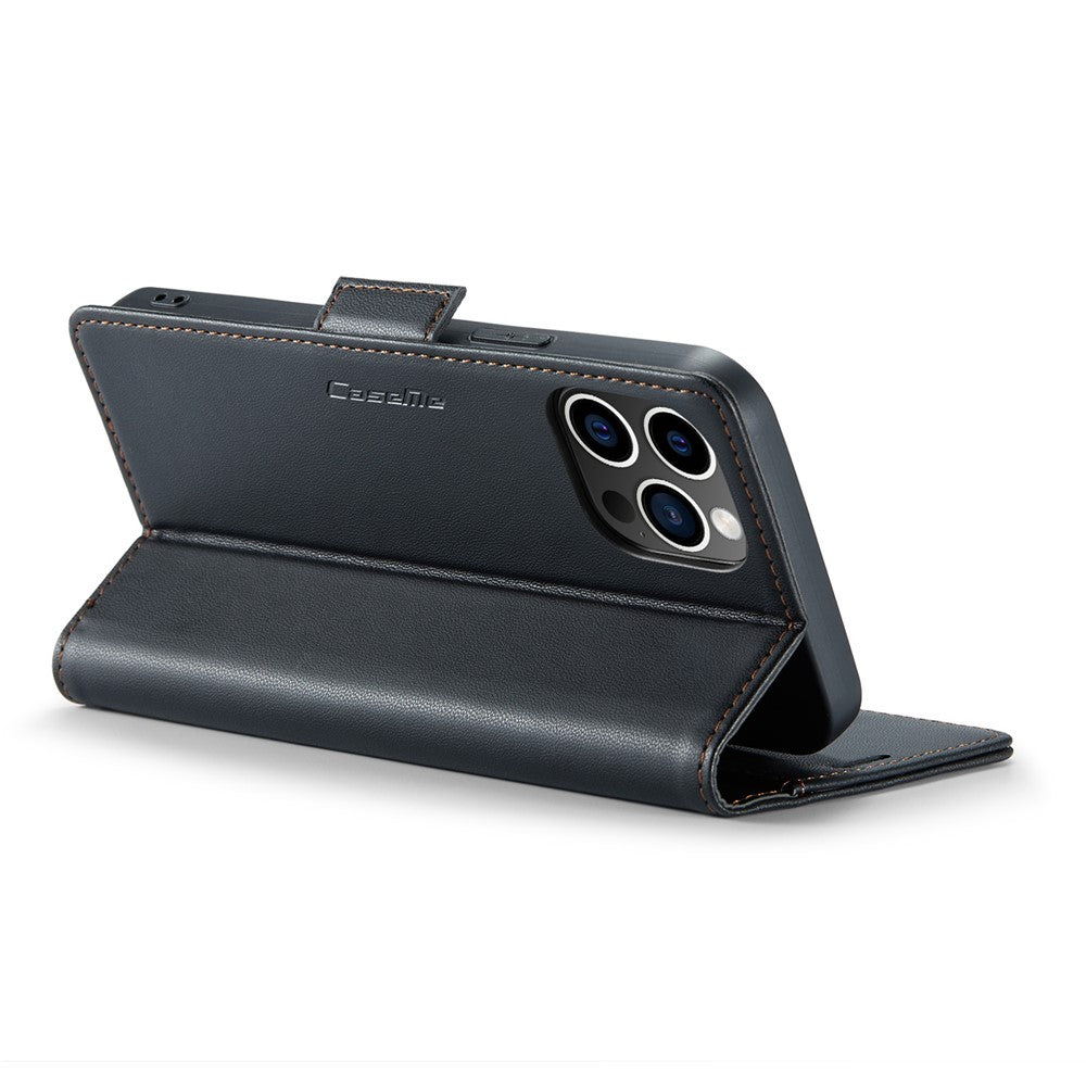 iPhone 12 Pro Max Glänzende Wallet-Hülle – RFID-Schutz & Ständer