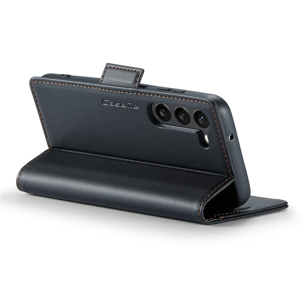Galaxy S23 Plus Glänzende Wallet-Hülle – RFID-Schutz & Ständer