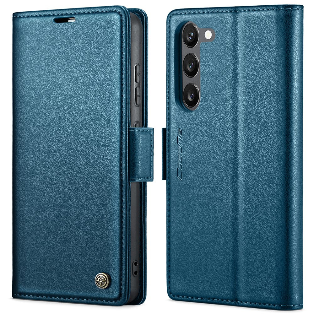 Galaxy S23 Plus Glänzende Wallet-Hülle – RFID-Schutz & Ständer
