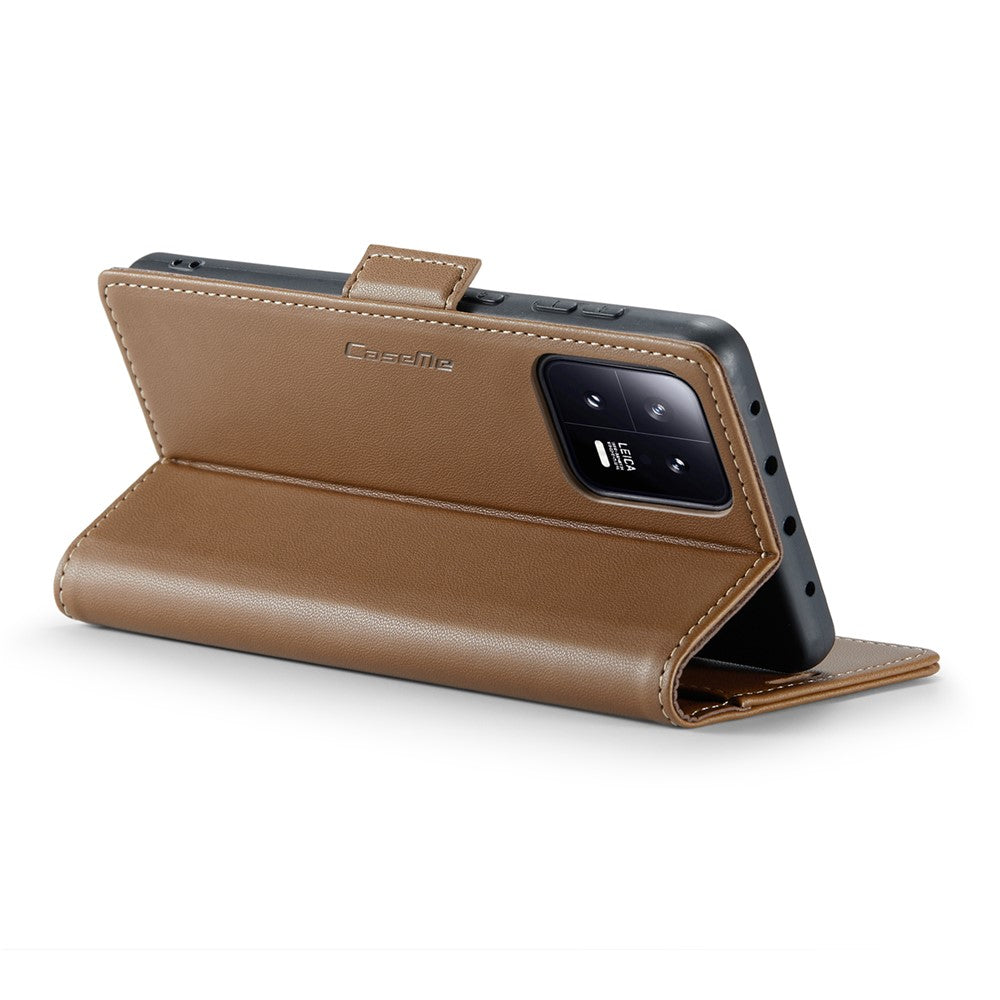 For Xiaomi 13 Leather Case CASEME 023 RFID Blocking 3 Card Slot Mobile Cover