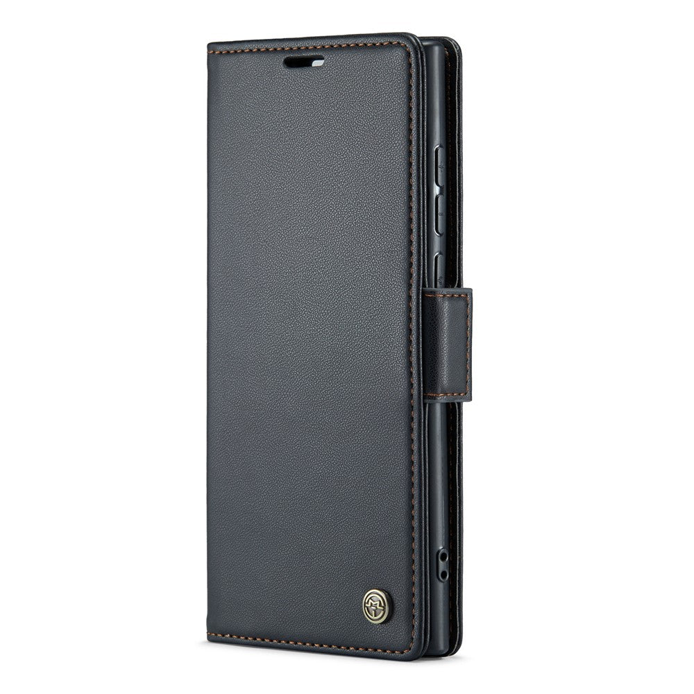 Galaxy S22 Ultra 5G Glänzende Wallet-Hülle – RFID-Schutz & Ständer