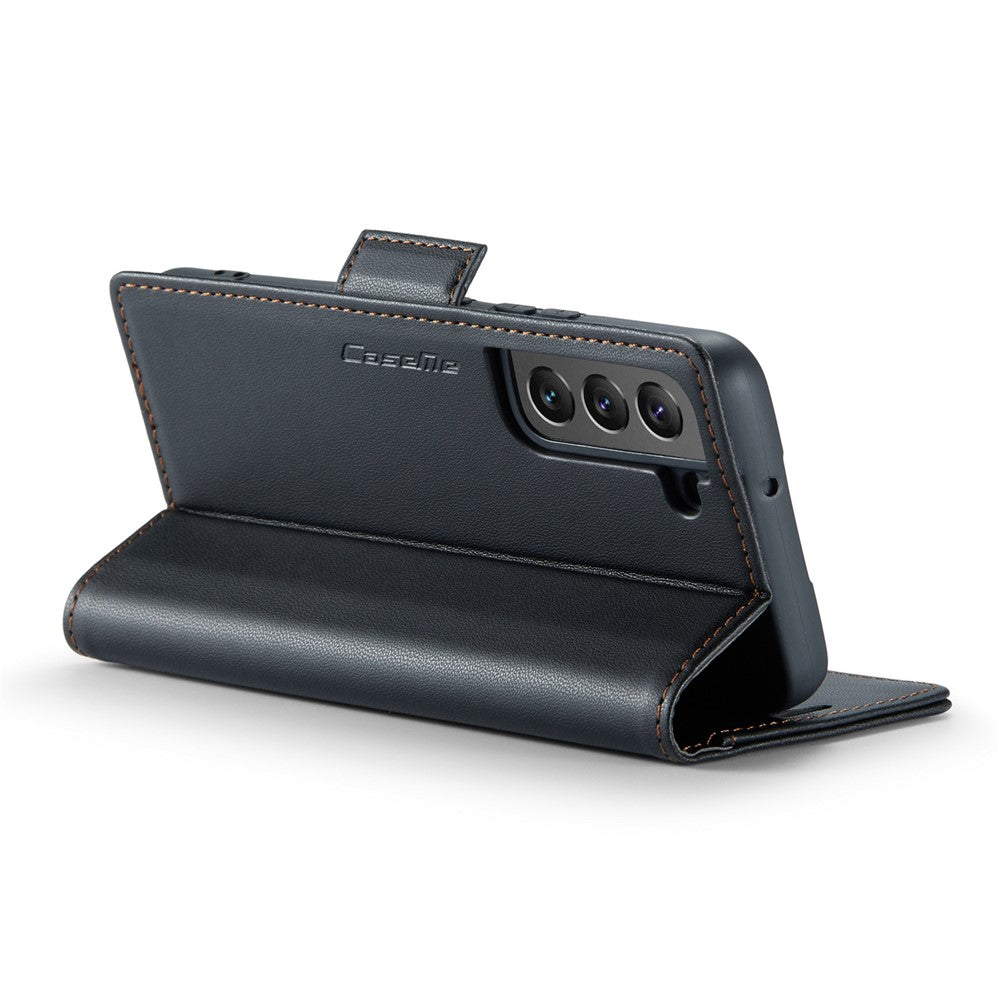 Galaxy S22 5G Glänzende Wallet-Hülle – RFID-Schutz & Ständer