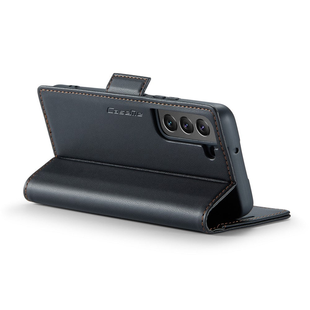 Galaxy S22 Plus 5G Glänzende Wallet-Hülle – RFID-Schutz & Ständer