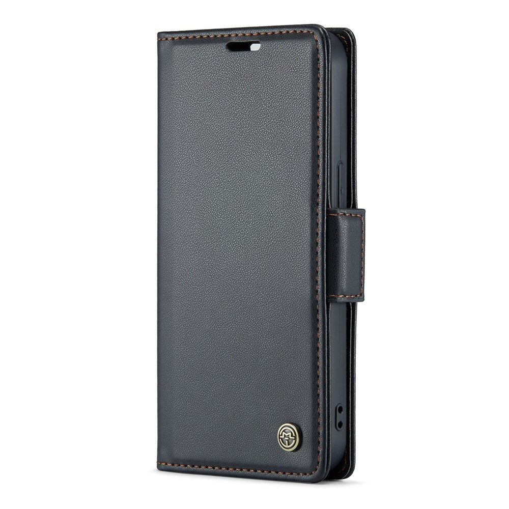 iPhone 14 Plus Glänzende Wallet-Hülle – RFID-Schutz & Ständer