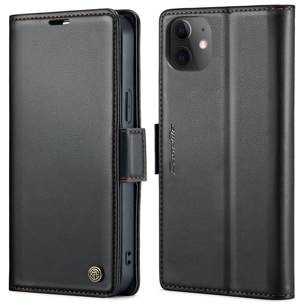 iPhone 12 / 12 Pro Glänzende Wallet-Hülle – RFID-Schutz & Ständer