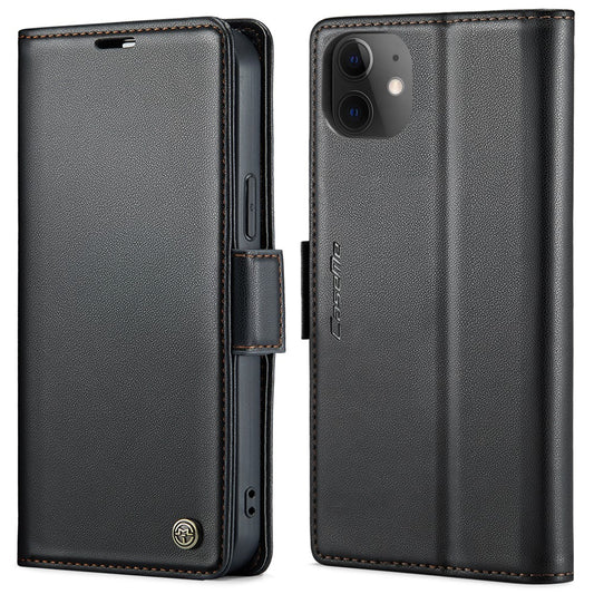 iPhone 12 / 12 Pro Glänzende Wallet-Hülle – RFID-Schutz & Ständer