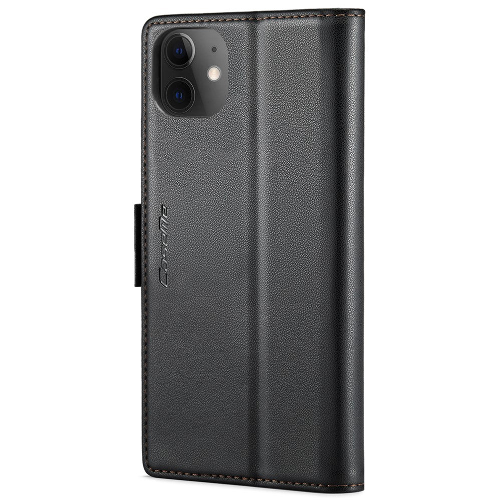 iPhone 12 / 12 Pro Glänzende Wallet-Hülle – RFID-Schutz & Ständer