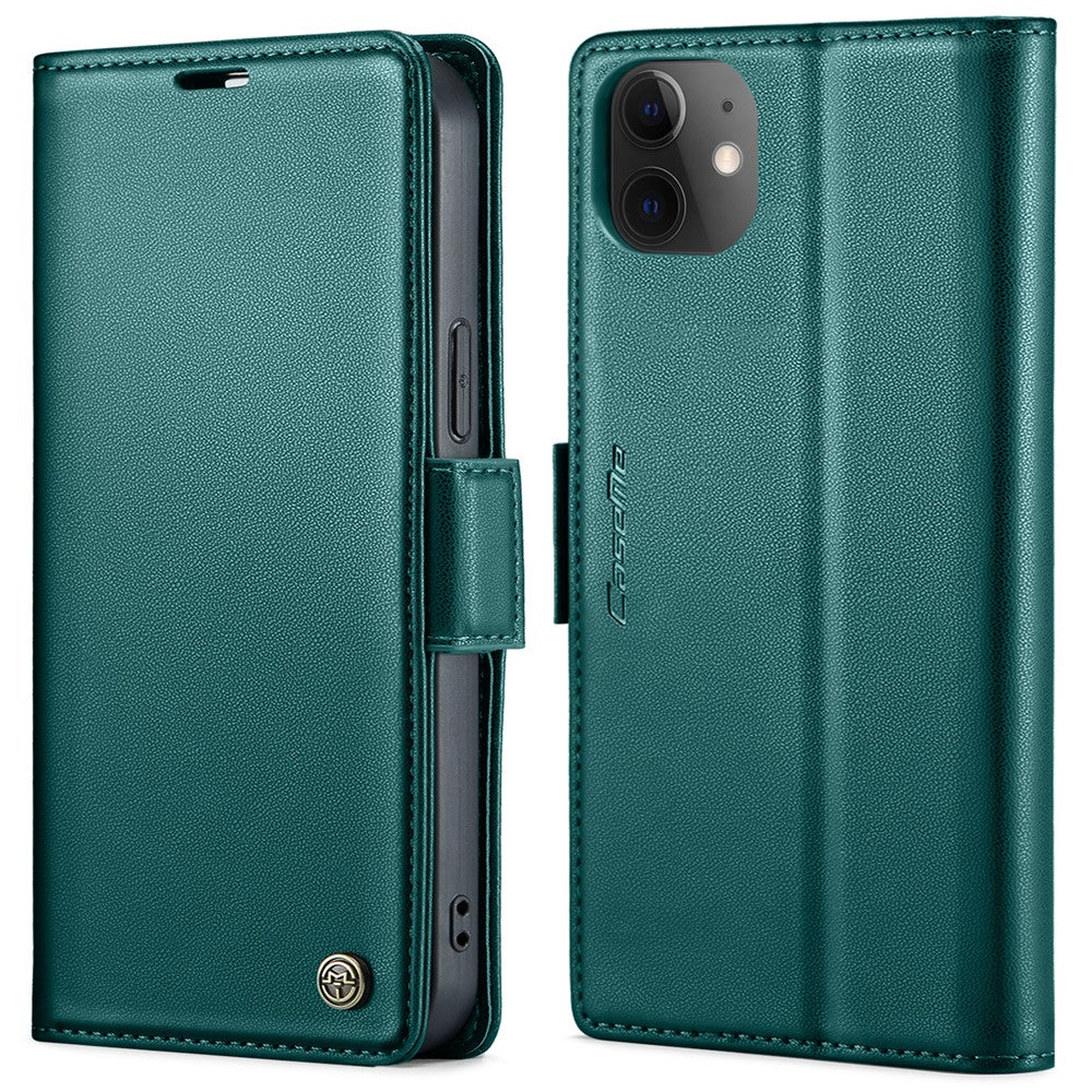 iPhone 12 / 12 Pro Glänzende Wallet-Hülle – RFID-Schutz & Ständer