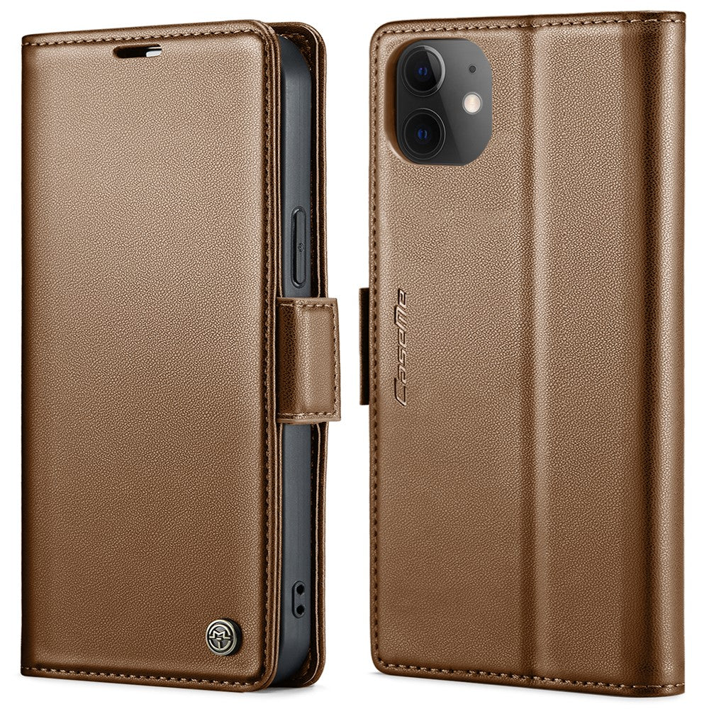 iPhone 12 / 12 Pro Glänzende Wallet-Hülle – RFID-Schutz & Ständer
