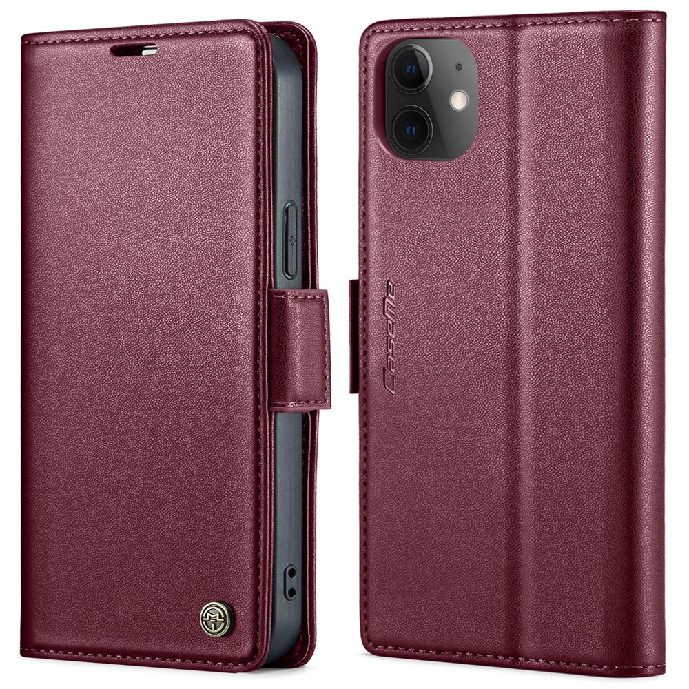 iPhone 12 / 12 Pro Glänzende Wallet-Hülle – RFID-Schutz & Ständer