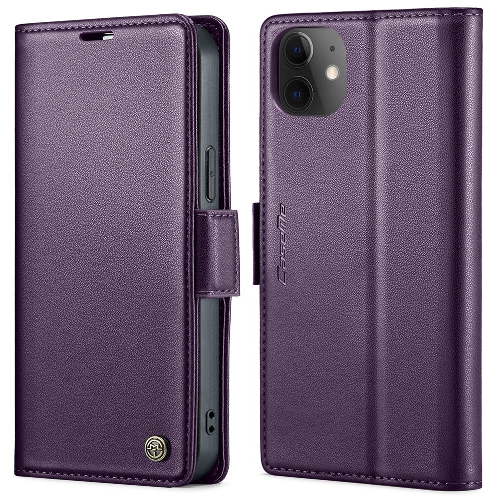 iPhone 12 / 12 Pro Glänzende Wallet-Hülle – RFID-Schutz & Ständer