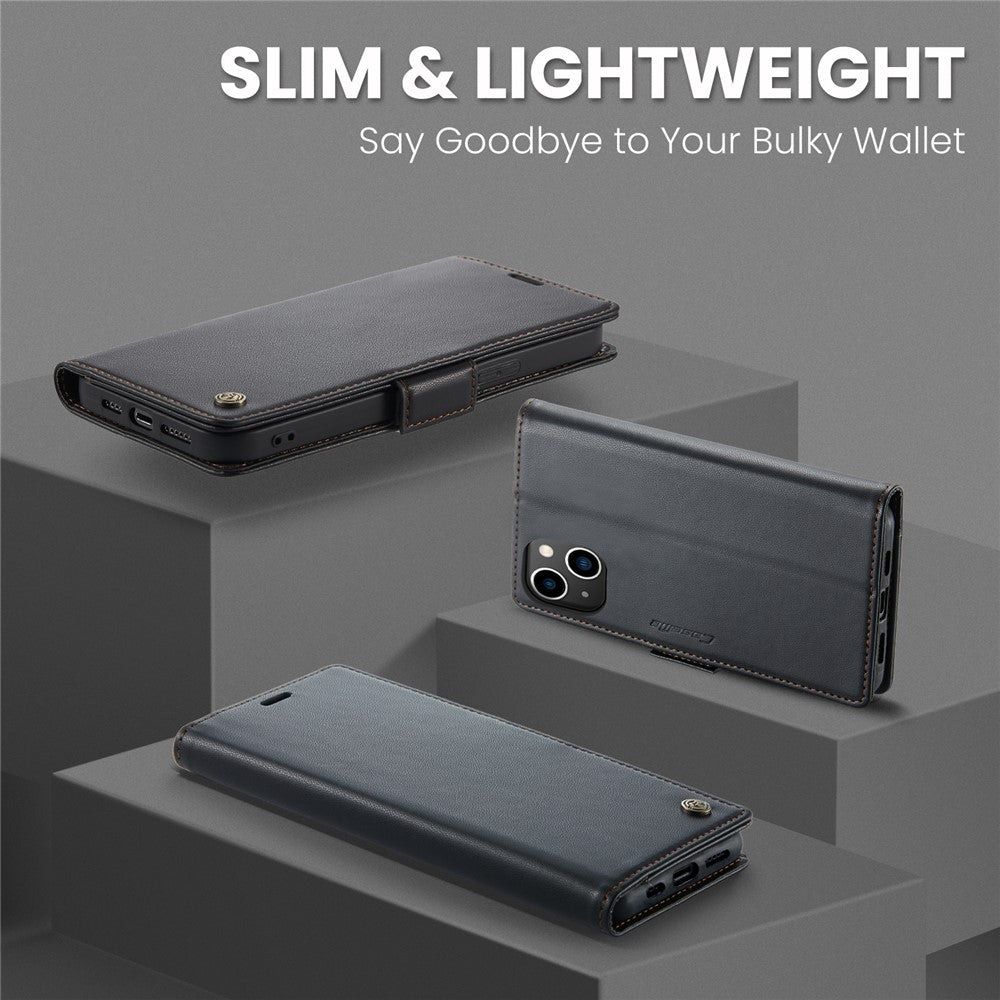 iPhone 13 Glänzende Wallet-Hülle – RFID-Schutz & Ständer