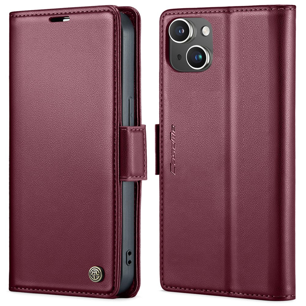 iPhone 13 Glänzende Wallet-Hülle – RFID-Schutz & Ständer