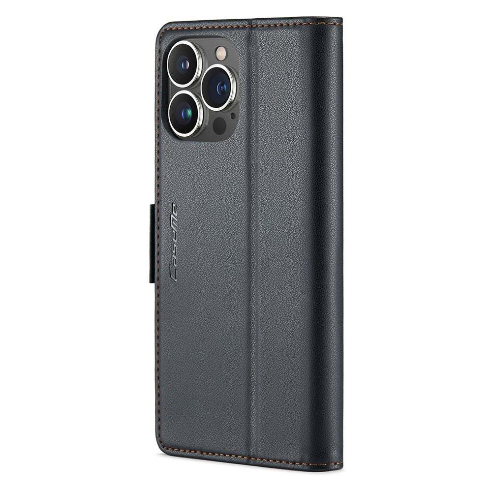 iPhone 13 Pro Glänzende Wallet-Hülle – RFID-Schutz & Ständer