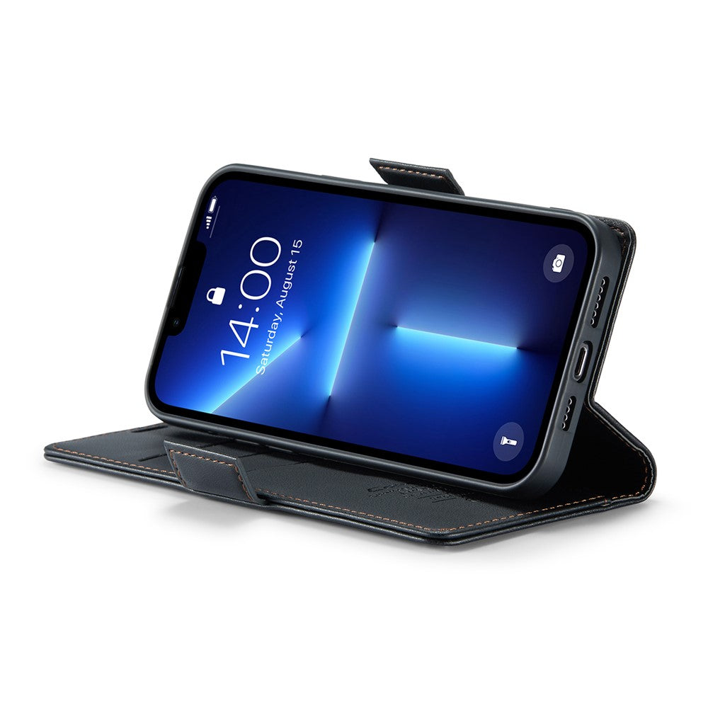 iPhone 13 Pro Glänzende Wallet-Hülle – RFID-Schutz & Ständer