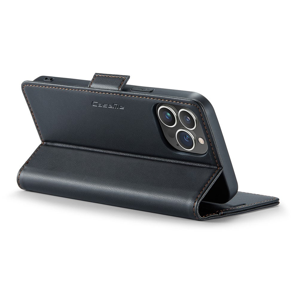 iPhone 13 Pro Glänzende Wallet-Hülle – RFID-Schutz & Ständer