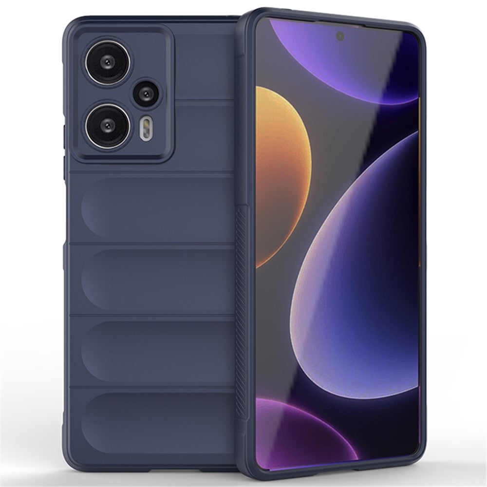For Xiaomi Poco F5 5G / Redmi Note 12 Turbo Flexible TPU Phone Case Anti-drop Rugged Back Cover