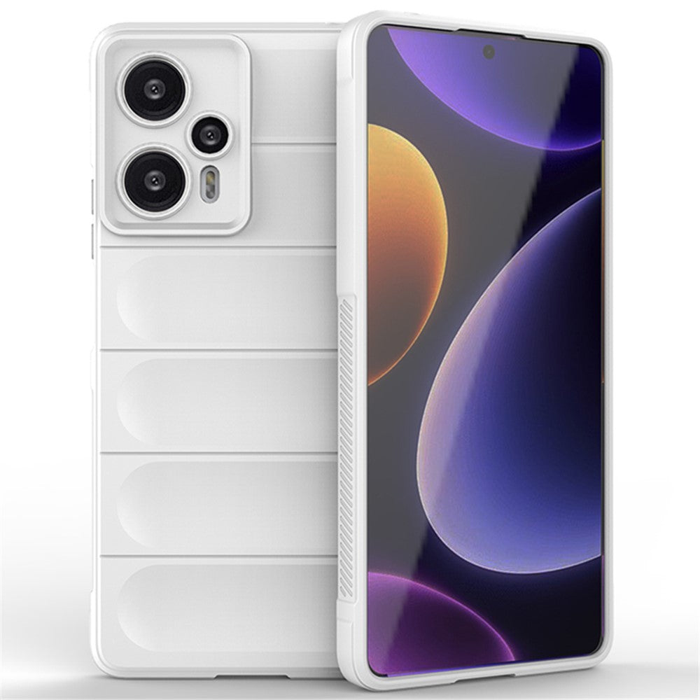 For Xiaomi Poco F5 5G / Redmi Note 12 Turbo Flexible TPU Phone Case Anti-drop Rugged Back Cover