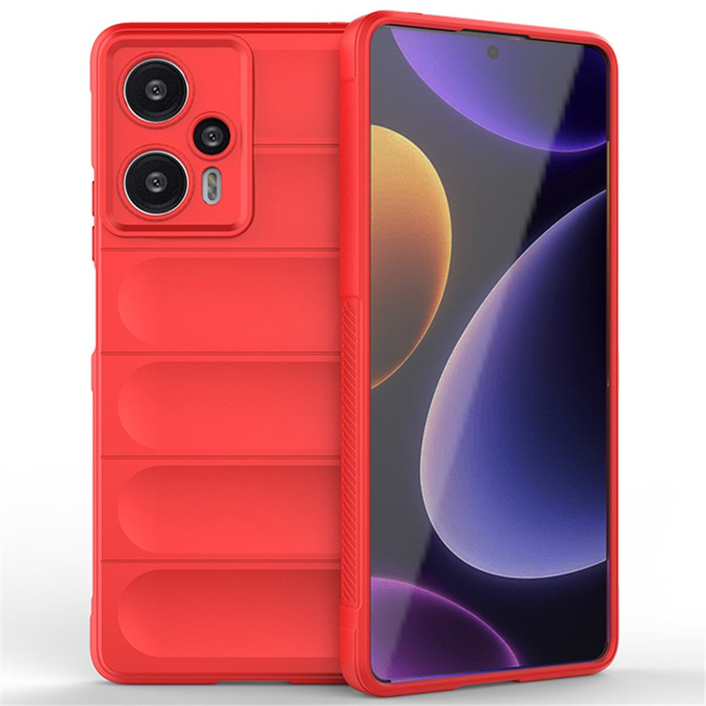 For Xiaomi Poco F5 5G / Redmi Note 12 Turbo Flexible TPU Phone Case Anti-drop Rugged Back Cover