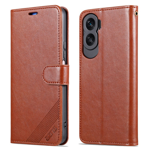 Honor X50i 5G / Honor 90 Lite 5G Handyhülle – AZNS 90 Lite 5G PU-Leder-Brieftaschen- mit klappbarem Ständer