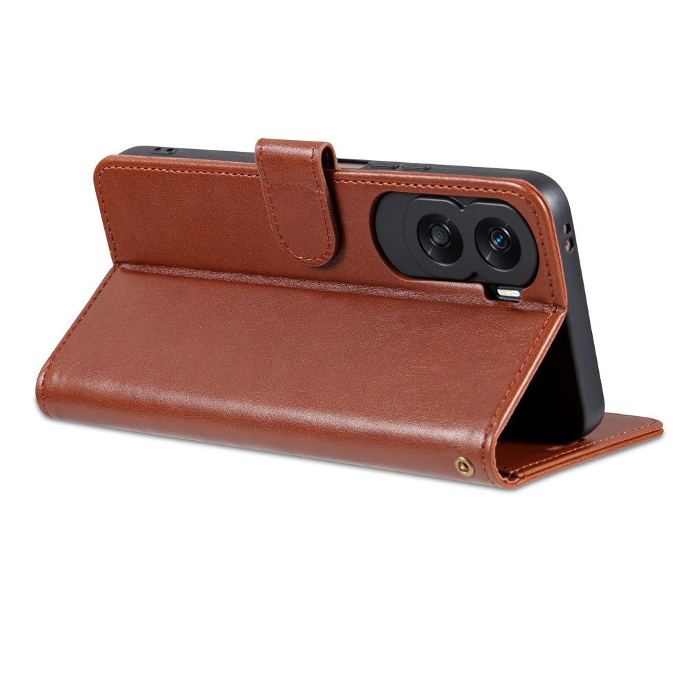 AZNS For Honor X50i 5G / 90 Lite 5G PU Leather Wallet Protective Shell Folding Stand Phone Case