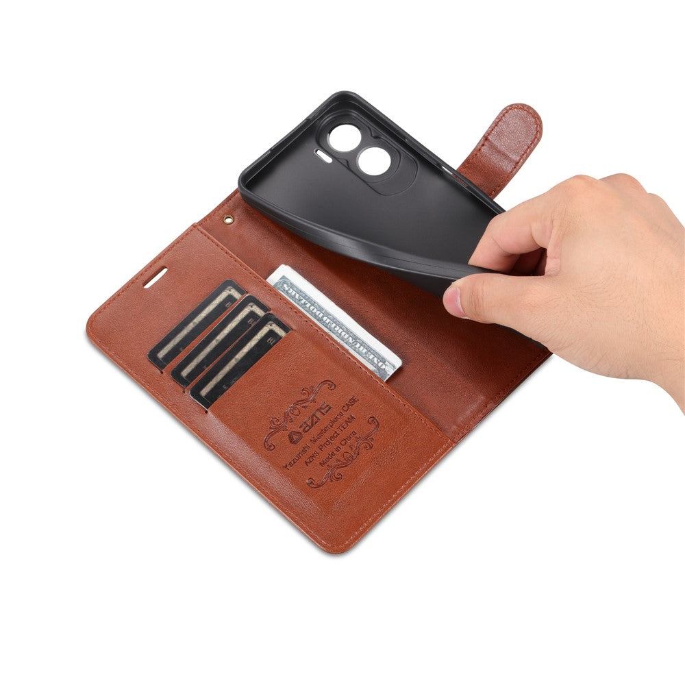 AZNS For Honor X50i 5G / 90 Lite 5G PU Leather Wallet Protective Shell Folding Stand Phone Case