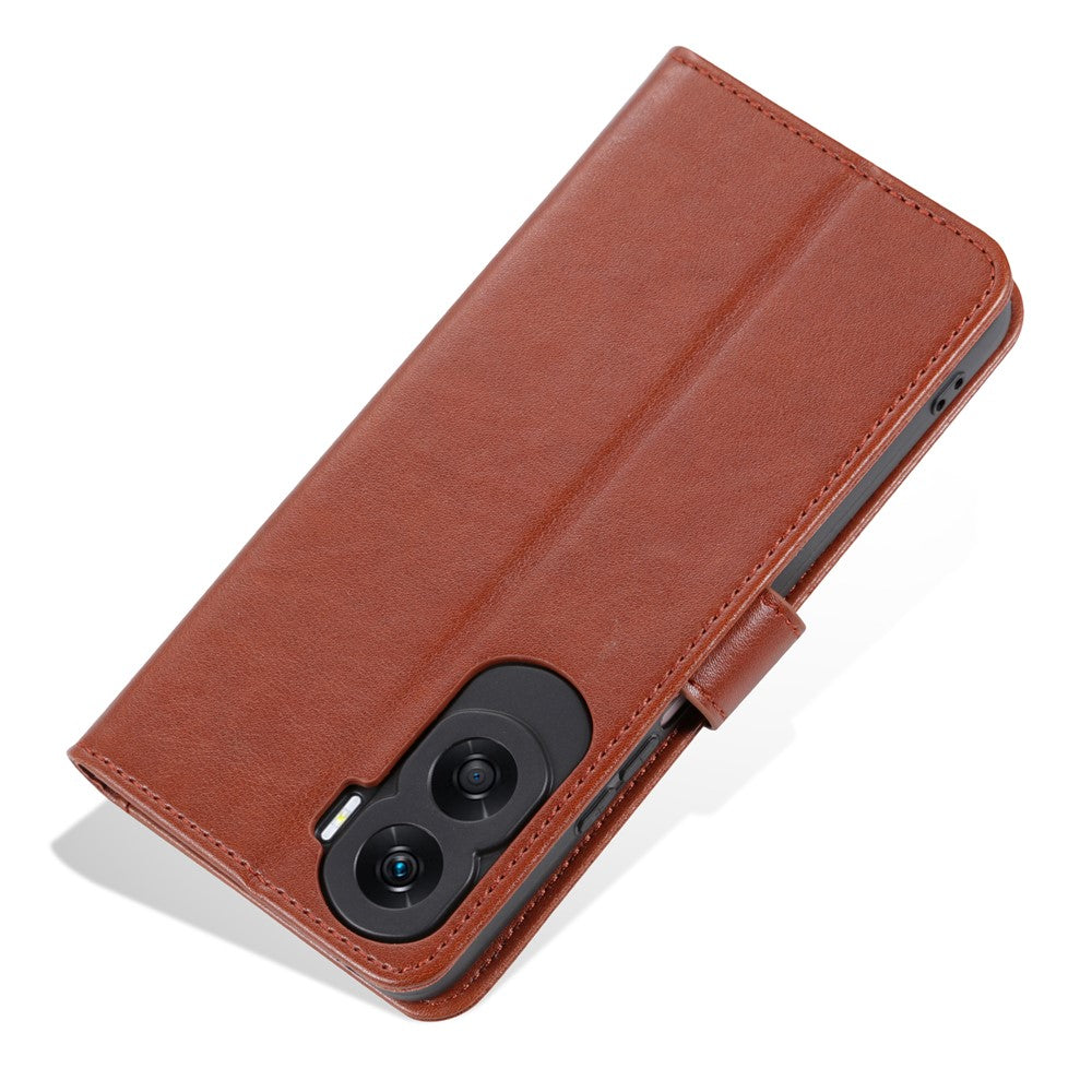 AZNS For Honor X50i 5G / 90 Lite 5G PU Leather Wallet Protective Shell Folding Stand Phone Case