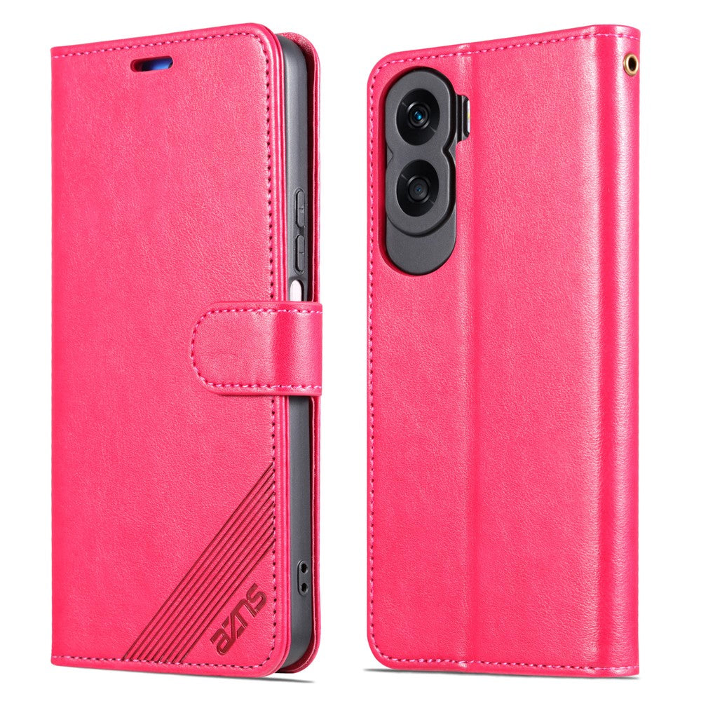 AZNS For Honor X50i 5G / 90 Lite 5G PU Leather Wallet Protective Shell Folding Stand Phone Case