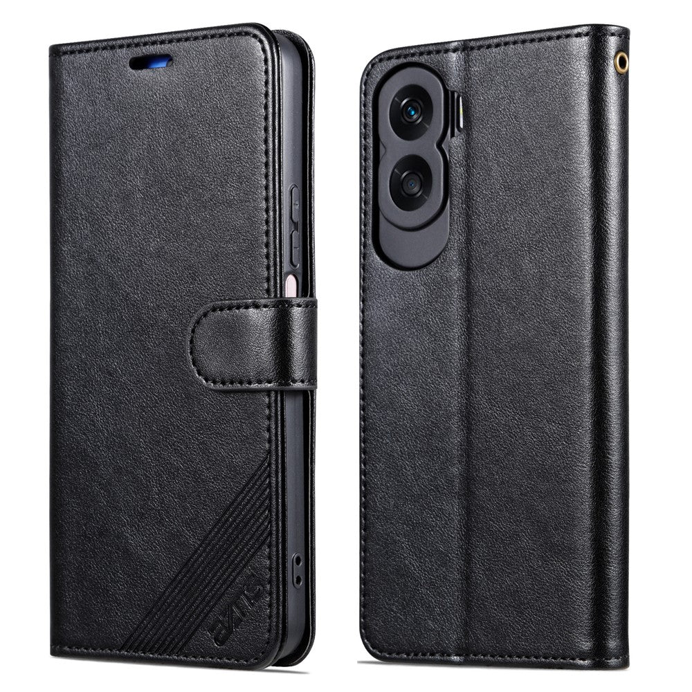 AZNS For Honor X50i 5G / 90 Lite 5G PU Leather Wallet Protective Shell Folding Stand Phone Case