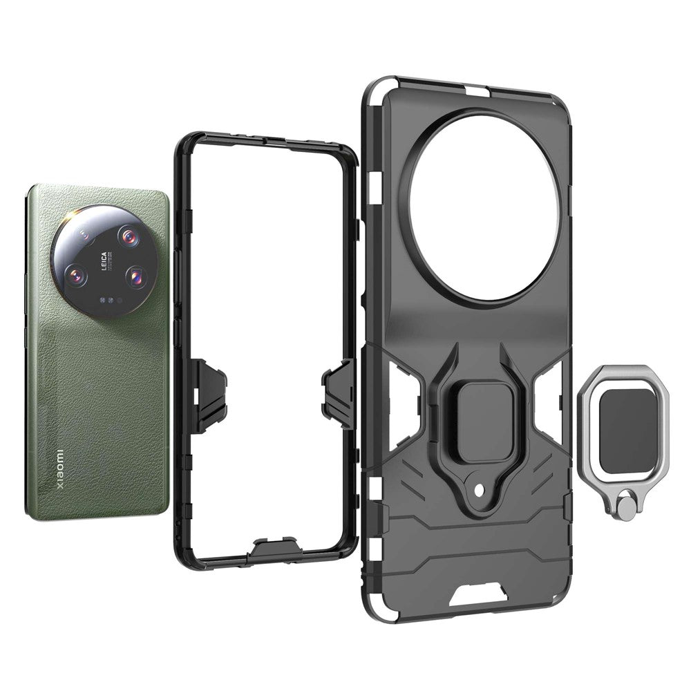 For Xiaomi 13 Ultra Kickstand Anti-drop Phone Case Soft TPU Hard PC Phone Cover