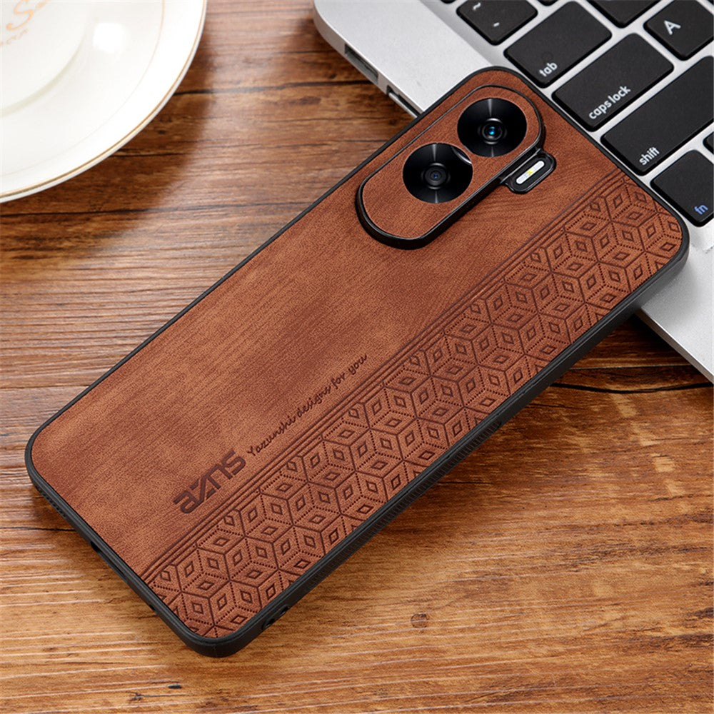 AZNS For Honor X50i 5G / 90 Lite 5G PU Leather+TPU Phone Case Non-Slip Imprinted Cover
