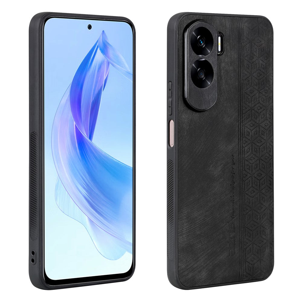 AZNS For Honor X50i 5G / 90 Lite 5G PU Leather+TPU Phone Case Non-Slip Imprinted Cover