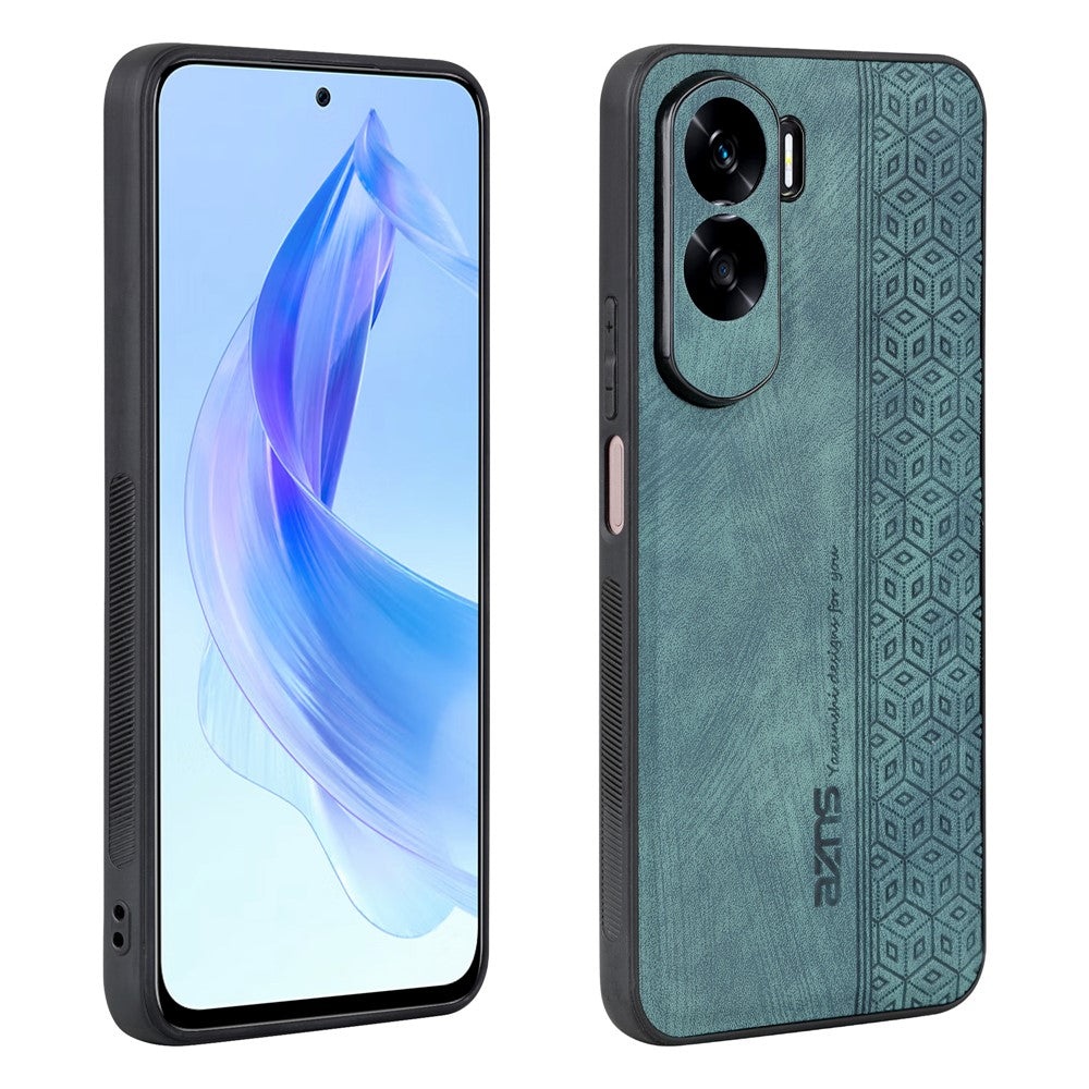 AZNS For Honor X50i 5G / 90 Lite 5G PU Leather+TPU Phone Case Non-Slip Imprinted Cover