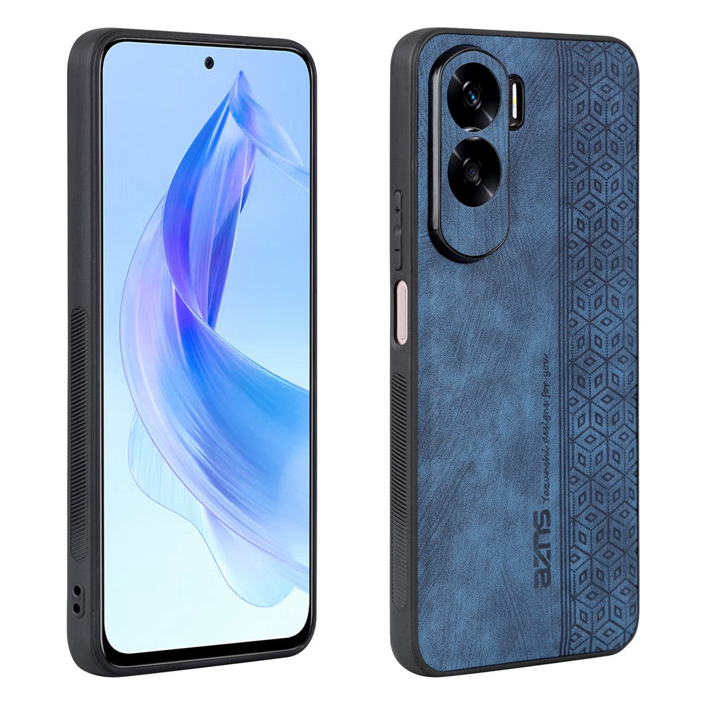 AZNS For Honor X50i 5G / 90 Lite 5G PU Leather+TPU Phone Case Non-Slip Imprinted Cover