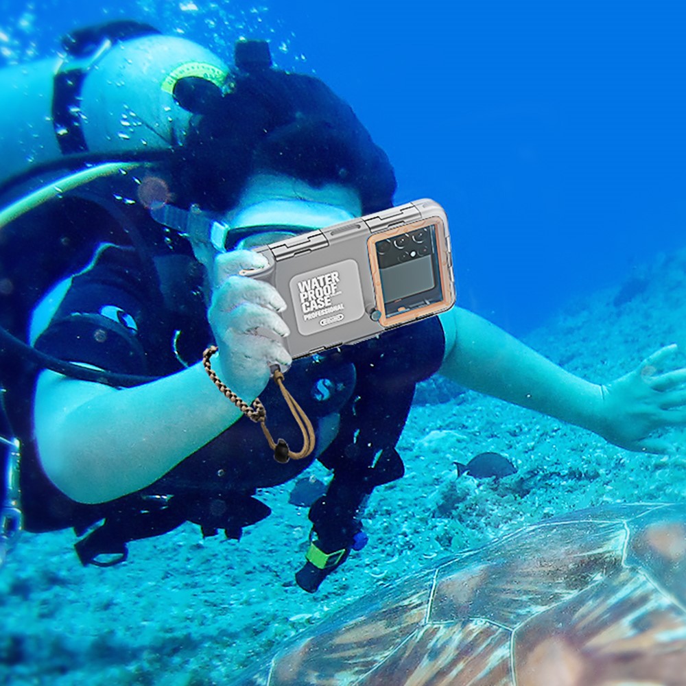 SHELLBOX IPX8 Wasserdichte Hülle – 15M Tauchkoffer mit Anti-Verlust-Seil