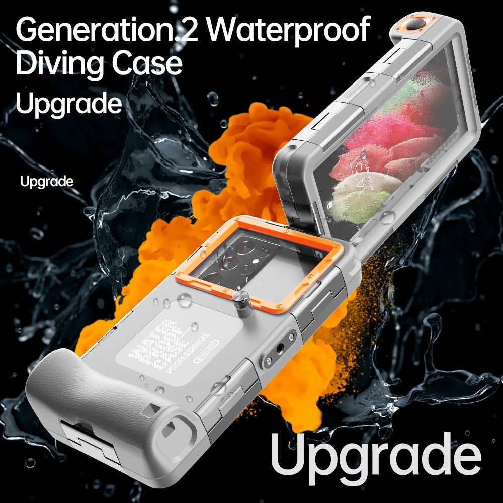 SHELLBOX IPX8 Wasserdichte Hülle – 15M Tauchkoffer mit Anti-Verlust-Seil