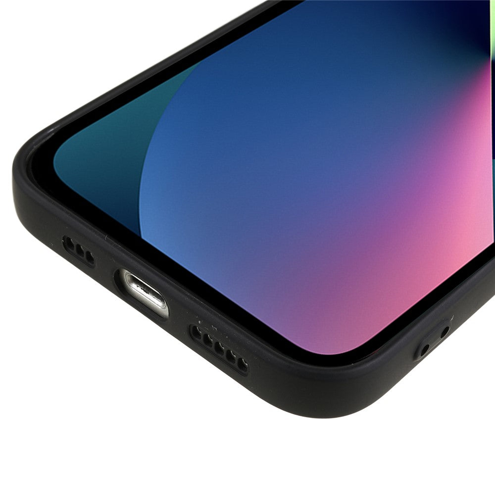 iPhone 13 mini Gummierte Hülle – Mit Faserfutter & Anti-Kratz-Abdeckung