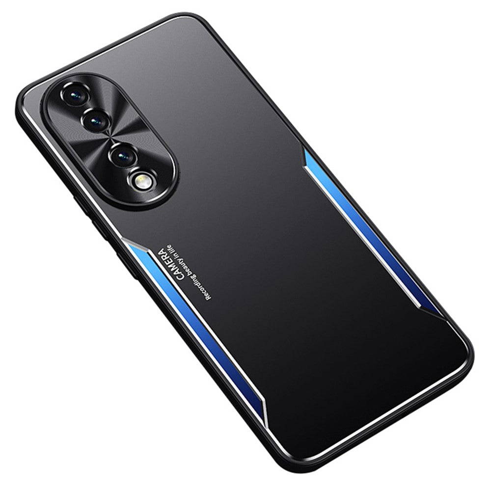 Anti-Fingerprint Phone Case for Honor 90 Anti-Scratch Aluminium Alloy + TPU Mobile Phone Cover