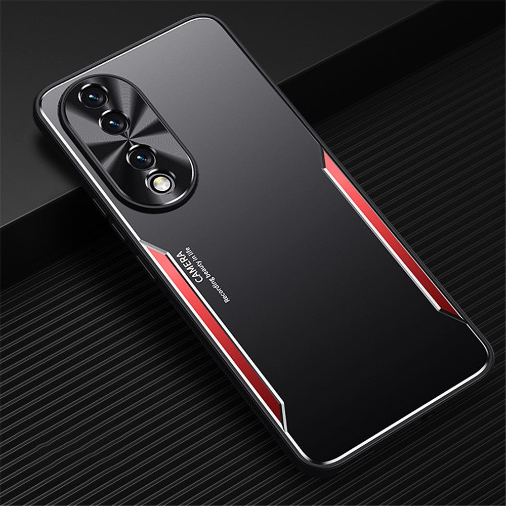 Anti-Fingerprint Phone Case for Honor 90 Anti-Scratch Aluminium Alloy + TPU Mobile Phone Cover