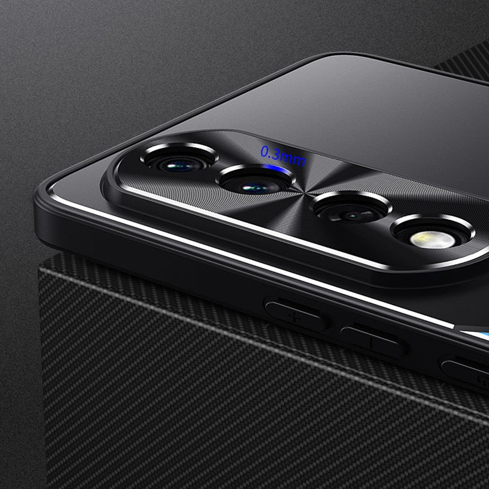 Anti-Fingerprint Phone Case for Honor 90 Anti-Scratch Aluminium Alloy + TPU Mobile Phone Cover