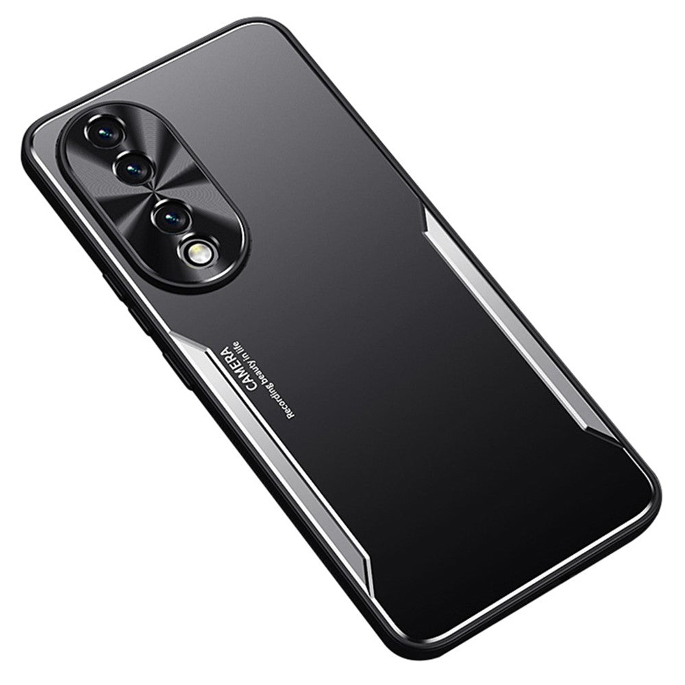 Anti-Fingerprint Phone Case for Honor 90 Anti-Scratch Aluminium Alloy + TPU Mobile Phone Cover