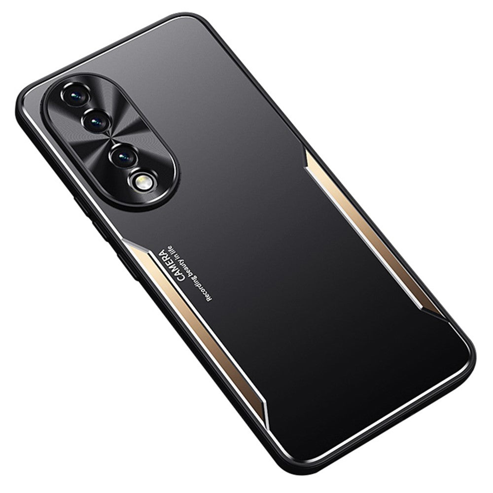 Anti-Fingerprint Phone Case for Honor 90 Anti-Scratch Aluminium Alloy + TPU Mobile Phone Cover