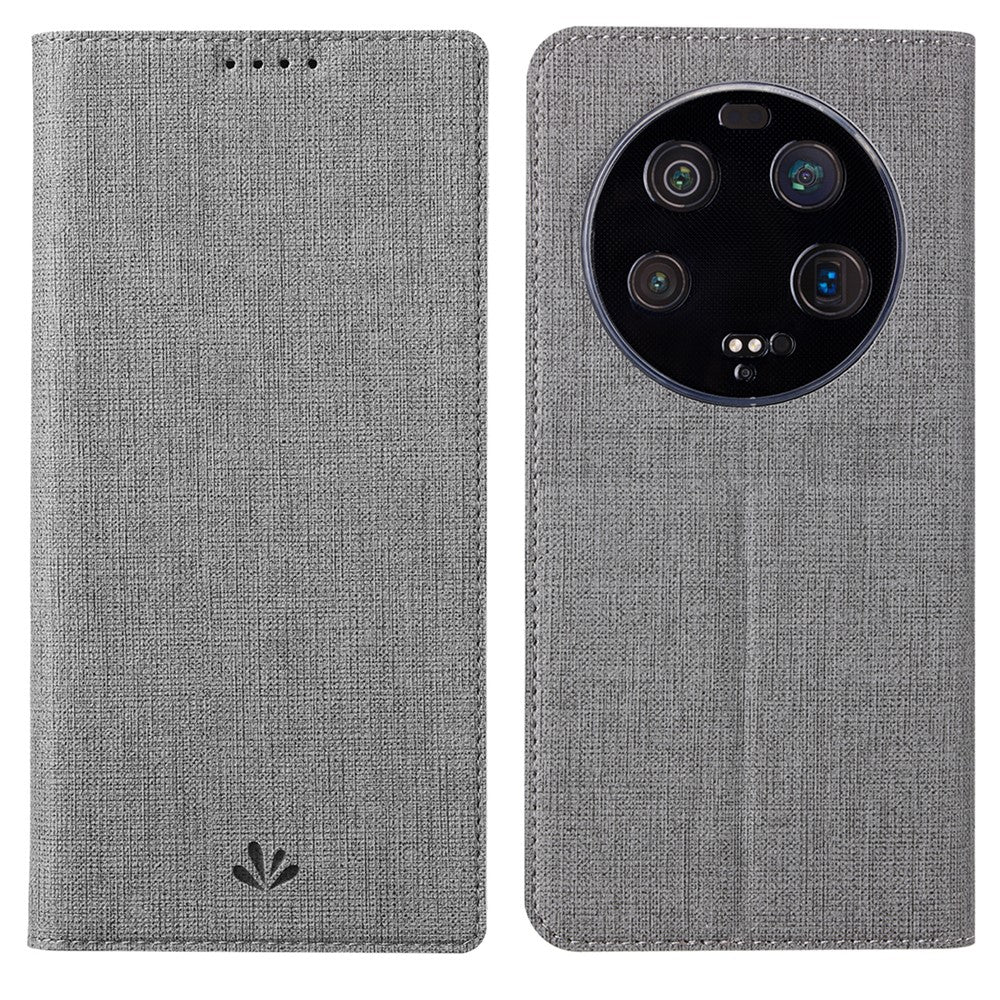 VILI DMX Series Phone Stand Cover for Xiaomi 13 Ultra , PU Leather Anti-Scratch Card Slots Phone Case