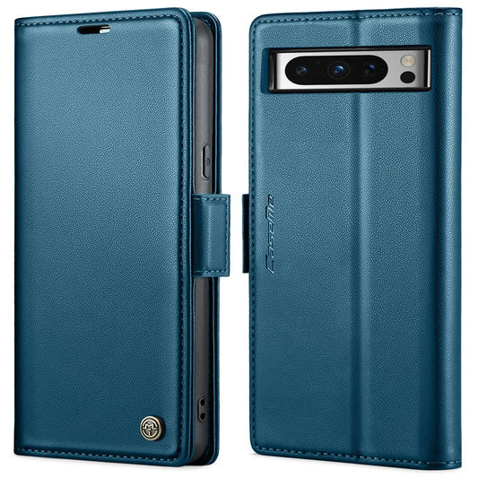 Pixel 8 Pro Glänzende Wallet-Hülle – RFID-Schutz & Ständer