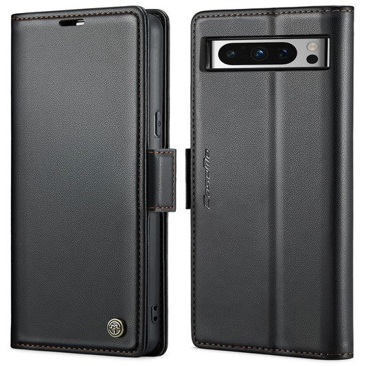 Pixel 8 Pro Glänzende Wallet-Hülle – RFID-Schutz & Ständer
