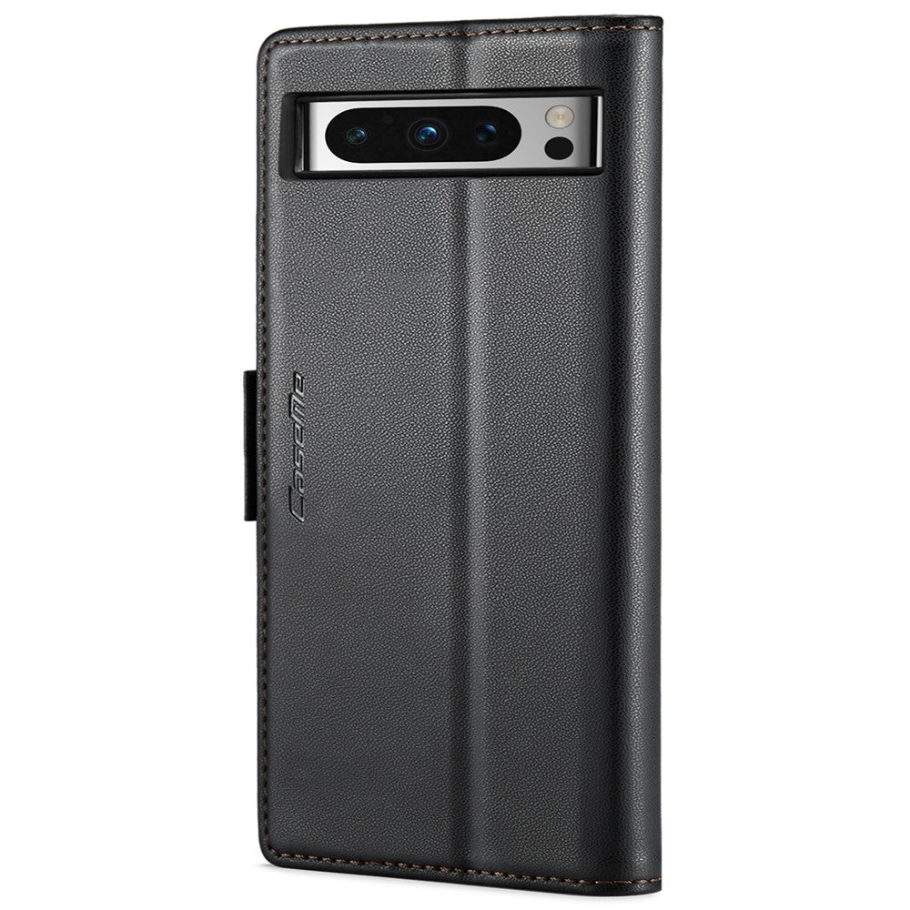 Pixel 8 Pro Glänzende Wallet-Hülle – RFID-Schutz & Ständer