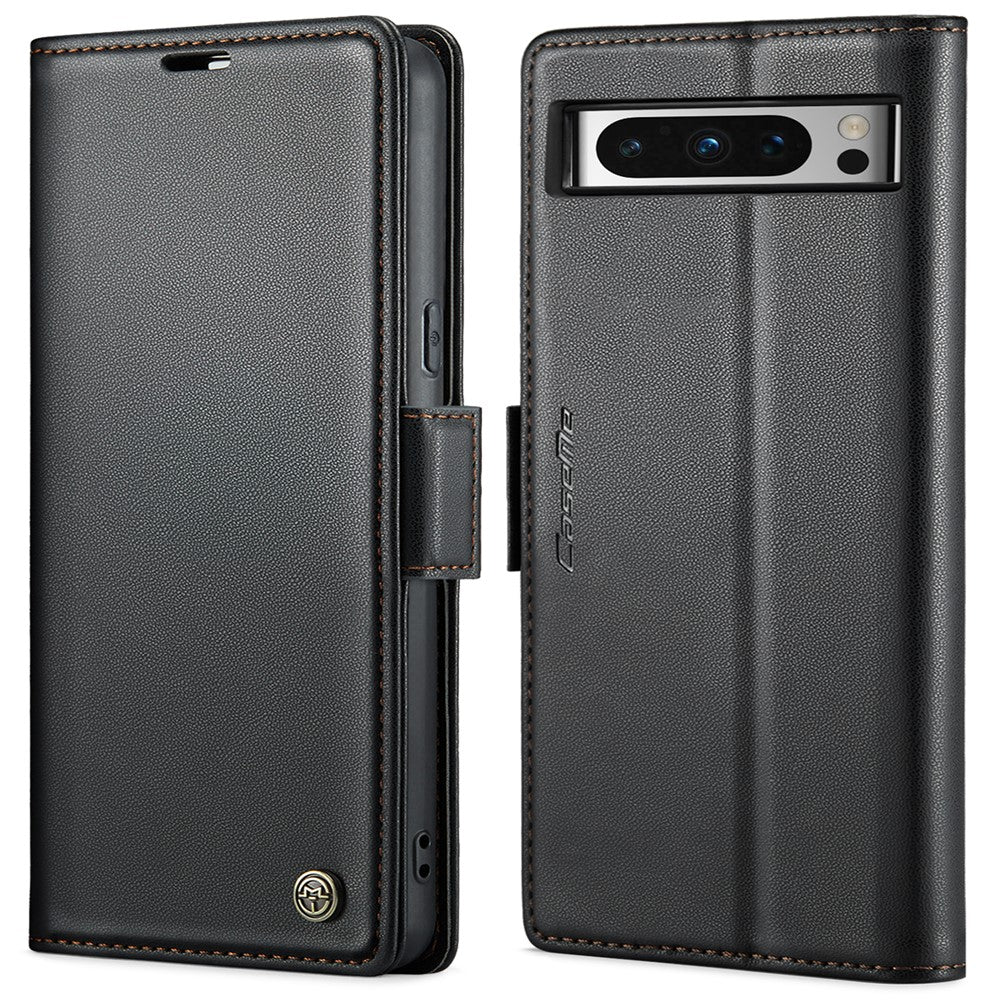 Pixel 8 Pro Glänzende Wallet-Hülle – RFID-Schutz & Ständer