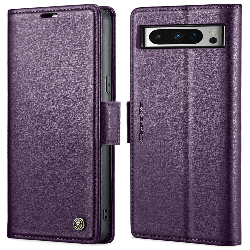 Pixel 8 Pro Glänzende Wallet-Hülle – RFID-Schutz & Ständer