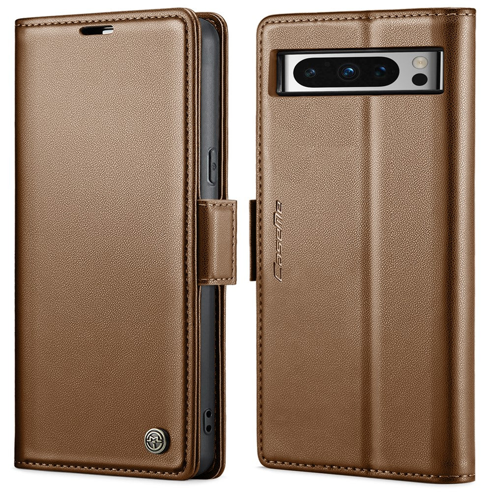 Pixel 8 Pro Glänzende Wallet-Hülle – RFID-Schutz & Ständer