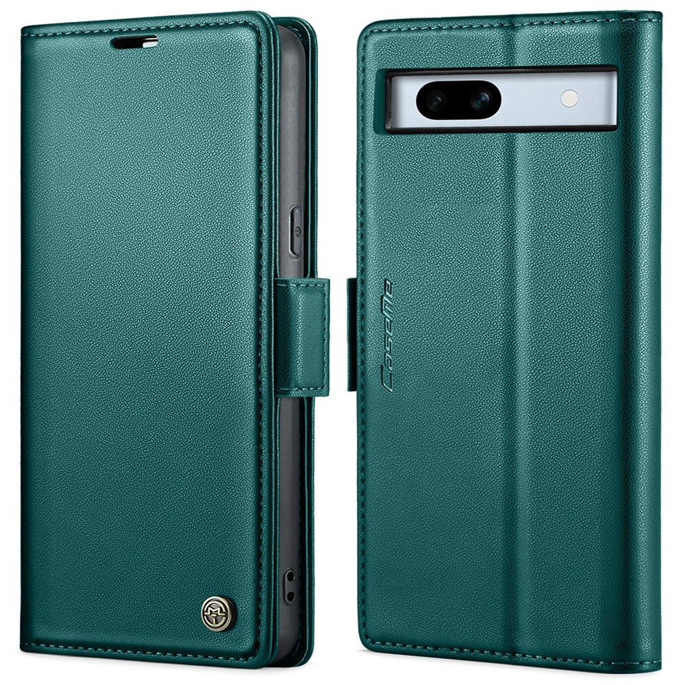 Pixel 7a Glänzende Wallet-Hülle – RFID-Schutz & Ständer